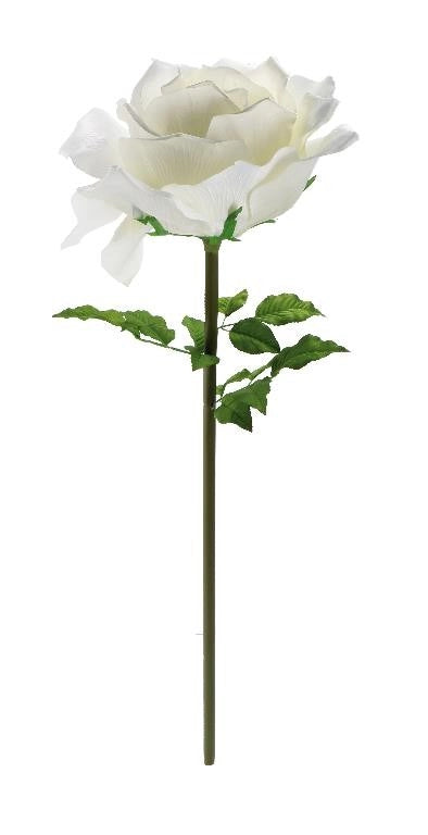 1 Pezzo Rosa Gigante Artificiale Decorazione Casa Bianca 136 cm