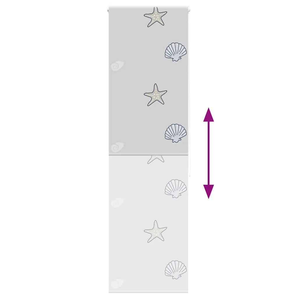 Tenda a Rullo Doccia 60x240 cm Larghezza Tessuto 56 cm