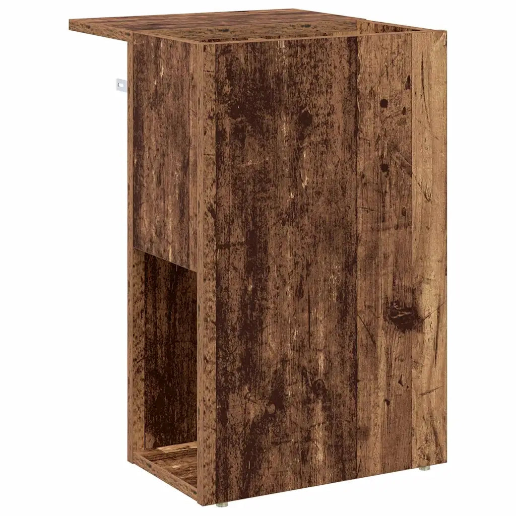 Tavolino | Tavolo laterale Legno vecchio 35 x 40 x 55 cm Legno multistrato