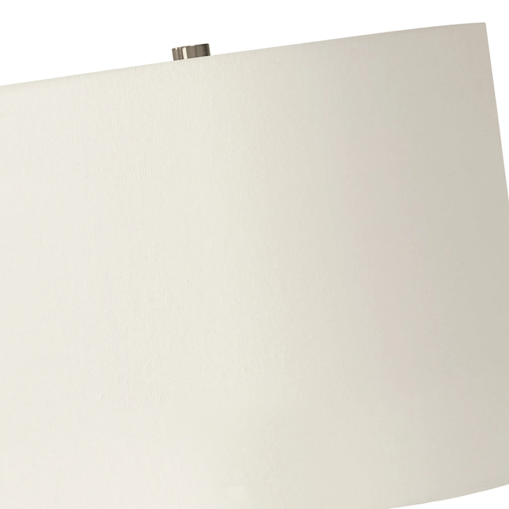 Lampada Da Scrivania Contemporanea Ripple Porcellana Bianca 1 Luce E27