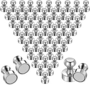 Pacco di 50 magneti cilindrici, magneti forti, magneti cilindrici mini per frigorifero, magneti forti neodimio extra, 12 x 16 mm, per lavagna magnetica, lavagna bianca, frigorifero, ufficio