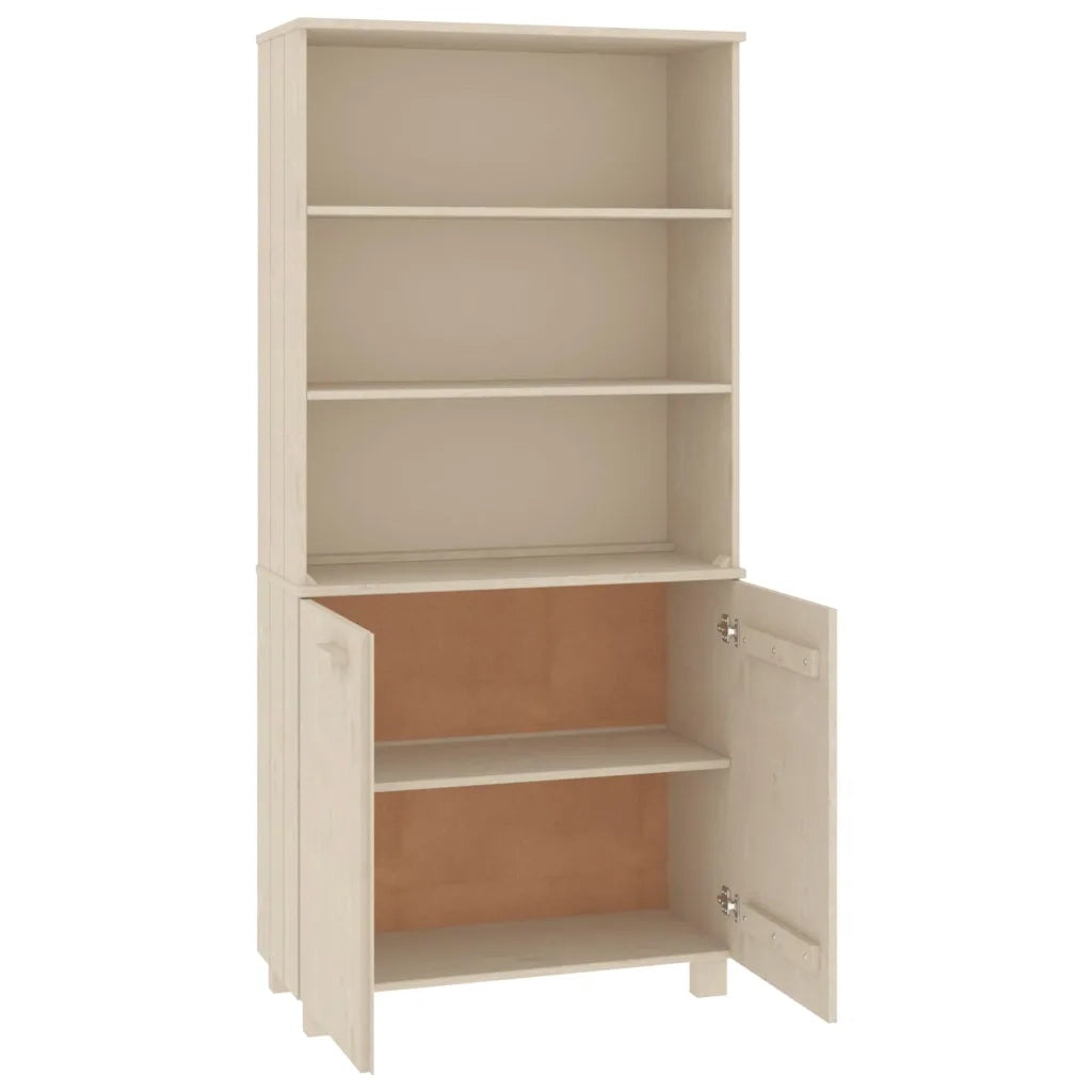 Credenza HAMAR in Legno Massello di Pino Marrone 3100930