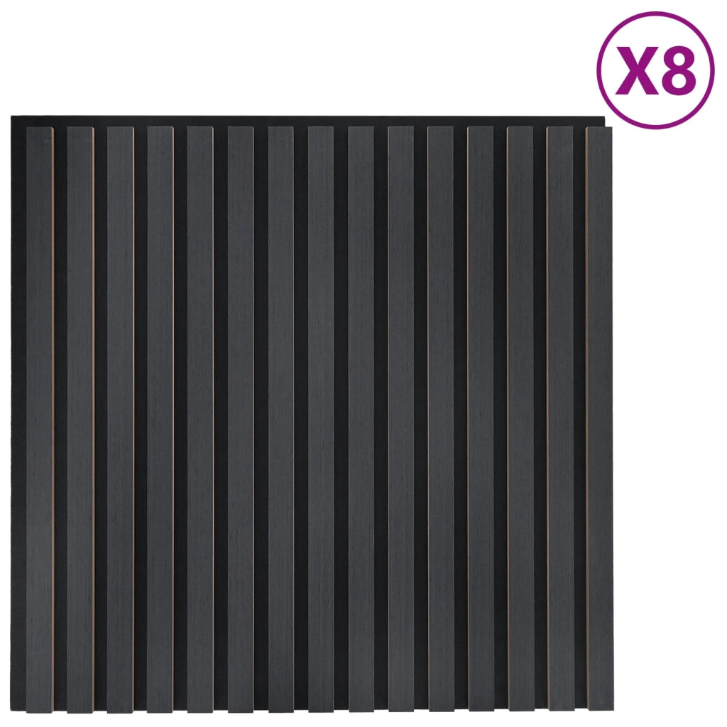Pannelli da parete 8 pz Antracite 60,5 x 60 cm CFW8967468