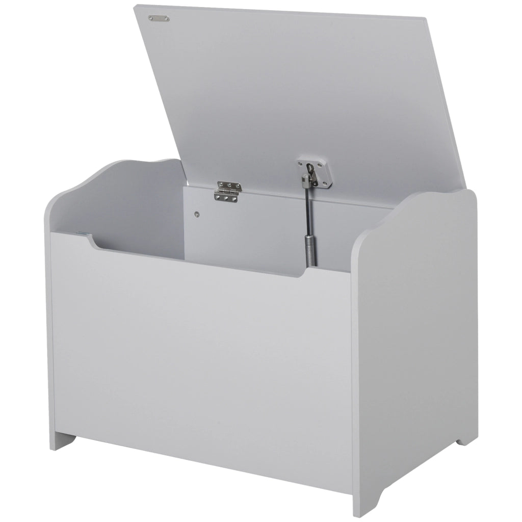 Cassapanca Contenitore in Legno ¨C Zephmum ¨C Grigio 60x40x48cm