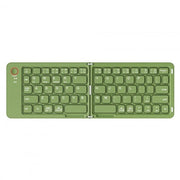 Tastiera Bluetooth opaccia e pieghevole, silenziosa e compatta, universale per smartphone, laptop, tablet e uso ufficio (verde)