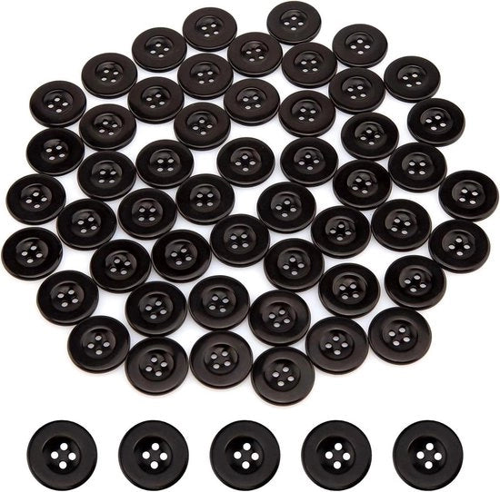 Set di 50 Harsknopen Rond 4 Gati in Opbergdoos da 25mm