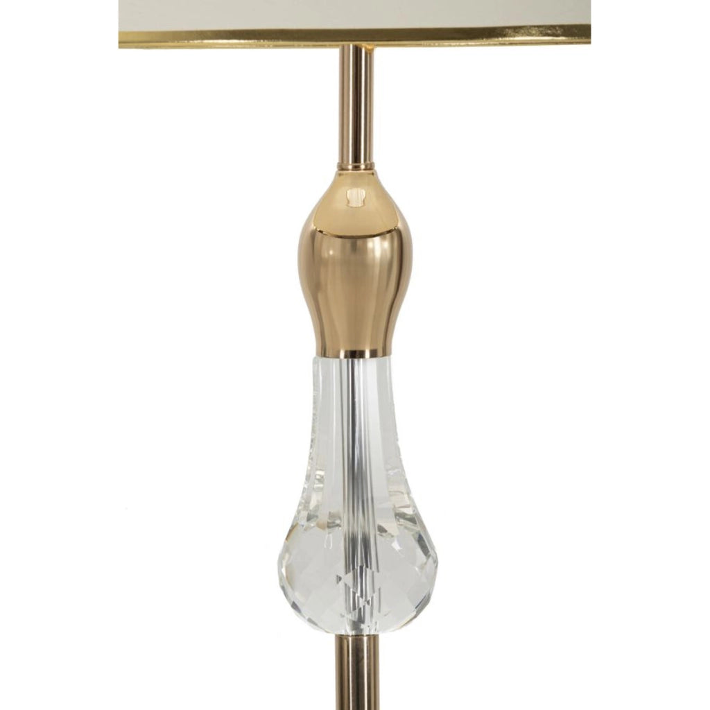 Lampada da Terra VKH209, Oro, Metallo, 45x45x165 cm