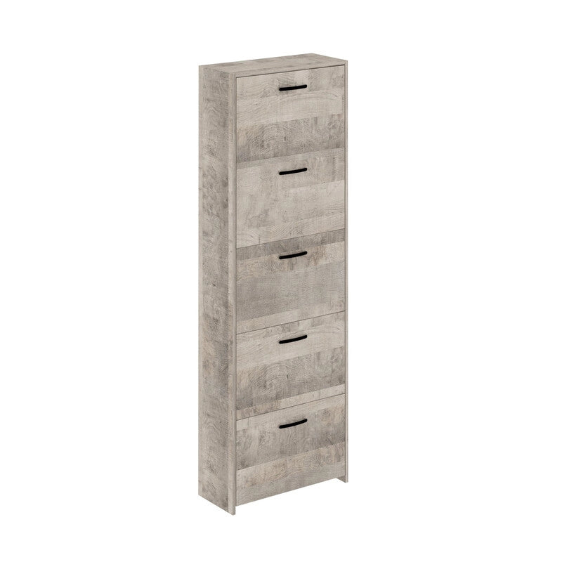 KIT SCARPIERA 5A D/PROF 173X58X25 ROVERE PLAT.K355- 1,0 pz