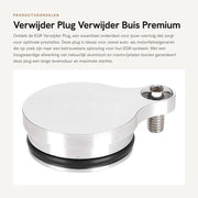 Pluggo per EGR in Alluminio - Bocco di Acciaio Inossidabile - Gomma O-Ring - Anticorrosivo - Adatto per Iniettori di Accensione LS - Sonda di Scarico