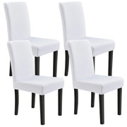Set di 4 coprisedie protettivi elastici bianchi 03_0010650