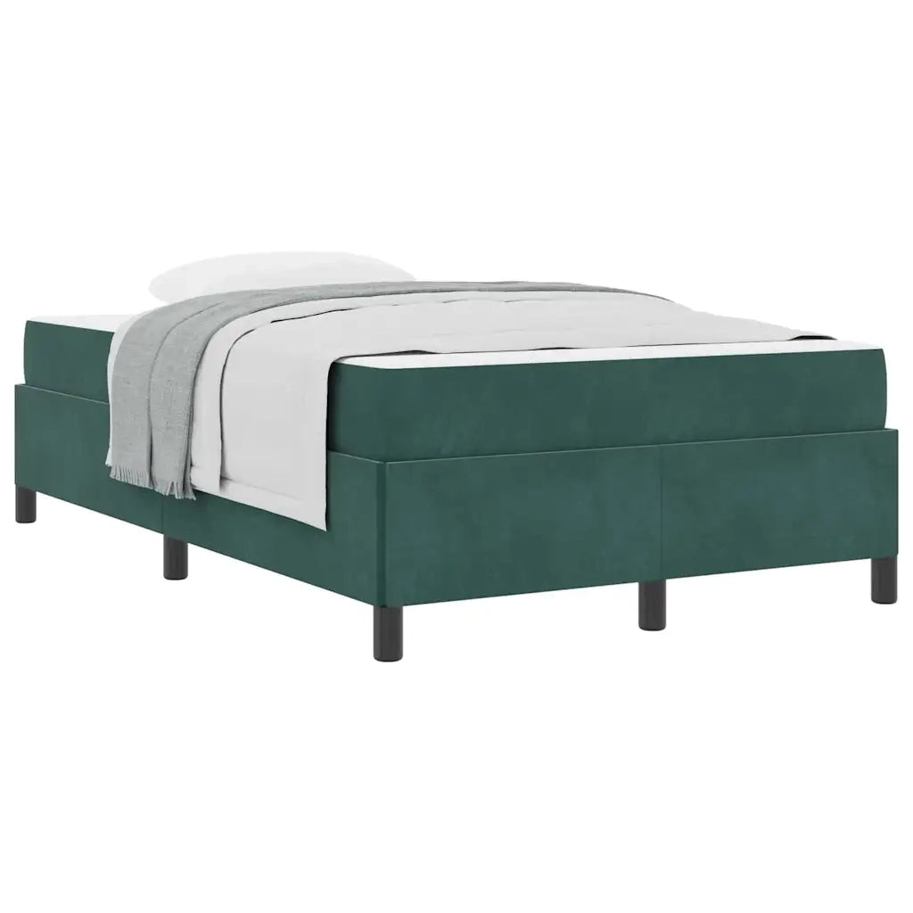 vidaXL Struttura del letto Verde scuro, Verde e Bianco 120 x 200 cm
