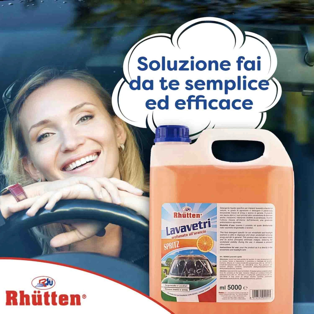 Rhutten Lavavetri Estivo Spritz 5 L Tergicristalli