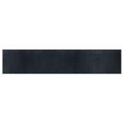 Tappeto del soggiorno | Tappeto Rettangolare Grigio 100x500 cm in Bamb¨´