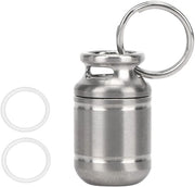 Portatile - Piccolo PortaFarmaci - Imbottito - Impermeabile - Lega di Titanio - Leggero - Chiave - PortaFarmaci Portatile