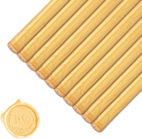 10 strisce per pistola adesiva - inviti di matrimonio - buste - confezioni di regalo - oro