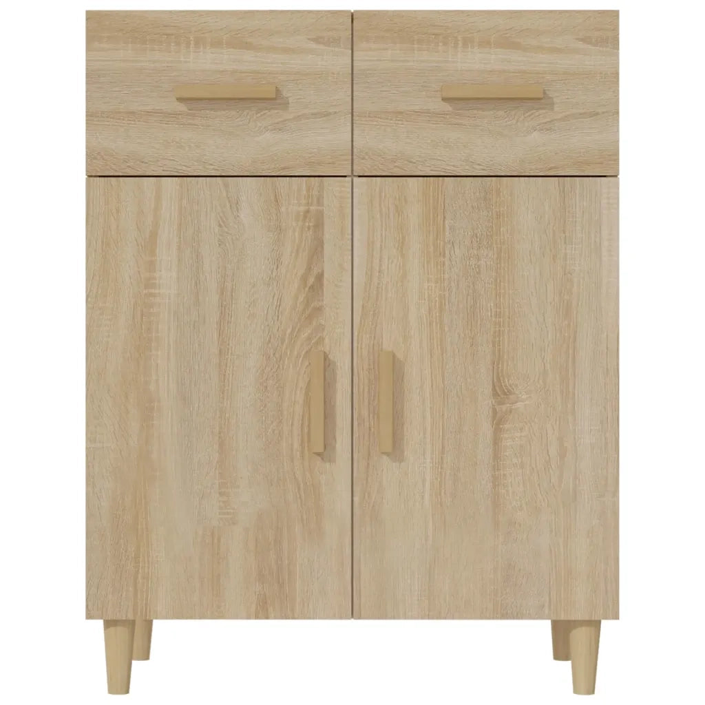 Credenza Rovere Sonoma 69,5x34x89 cm in Legno Multistrato 812189