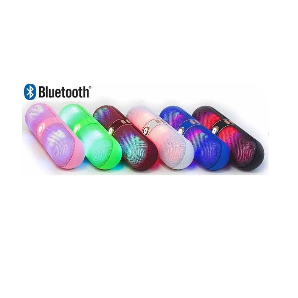 Trade Shop - Speaker Bluetooth B16 Pill Pulse Led Wireless Bluetooth 3.0 Altoparlanti -