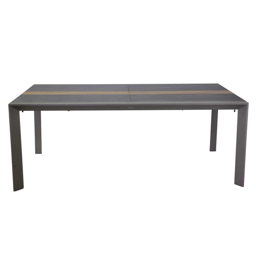 Tavolo Allungabile da Giardino 200/300,5x104xh76 cm in Alluminio Riverside Tortora