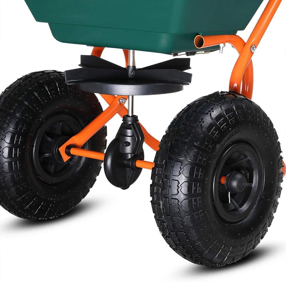 Carrello Spargitore 20L Pneumatici XXL Spandisabbia Spargisale Concimatore Spargisemi