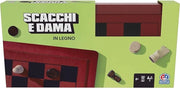Editrice Giochi, Giochi da Tavolo Classici, Scacchi e Dama Deluxe, Scacchiera Pieghevole in Legno, Scacchiera profession