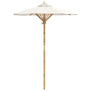 Ombrello | Parasol da giardino Bianco Crema ? 150 x 210 cm Bamb¨´