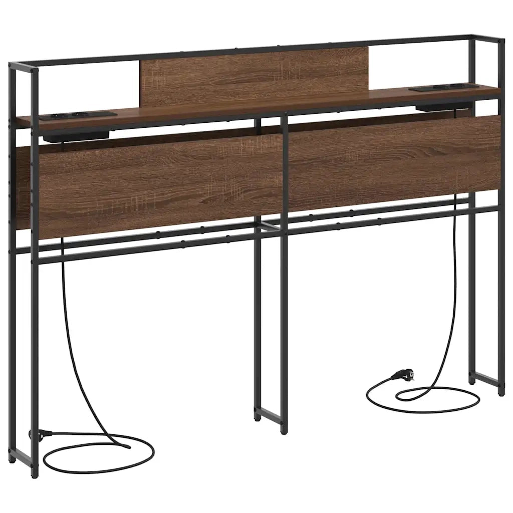 Testata contenitore Rovere marrone Legno multistrato 859654