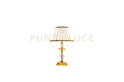 LUME/P PATRICIA 1 LUCE TRASPARENTE AMBRA ATTACCO E14 D.25CM