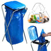 Cestino con supporto KADAX per sacchi per la raccolta differenziata, 120 litri, blu.