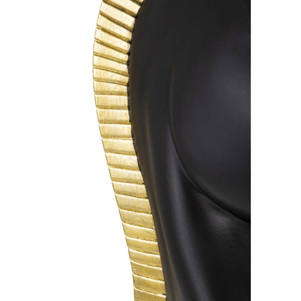 Scultura Scacchi 5, Nero, Poliresina, 18,5x18,5x50 cm