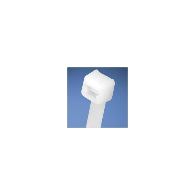 Panduit Cable Tie, 7.4L (188mm), Standard, Nylon, Natural, 100pc fascetta