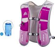 Zak da Sacco da 5L con Sistema di Irrigazione - Escursioni Alpinismo Corsa - Bicicletta Sport Outdoor con Tasca per Acqua per Uomini e Donne