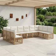 Set di divani da esterno Naturale Poliestere 3437542