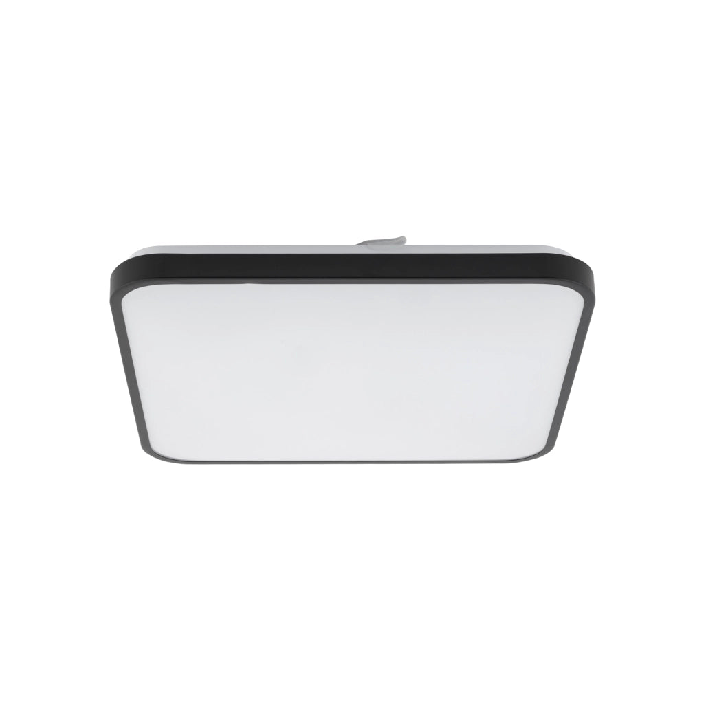 Plafoniera bagno Agnes LED 32W 43,5cm IP44 nera Nowodvorski