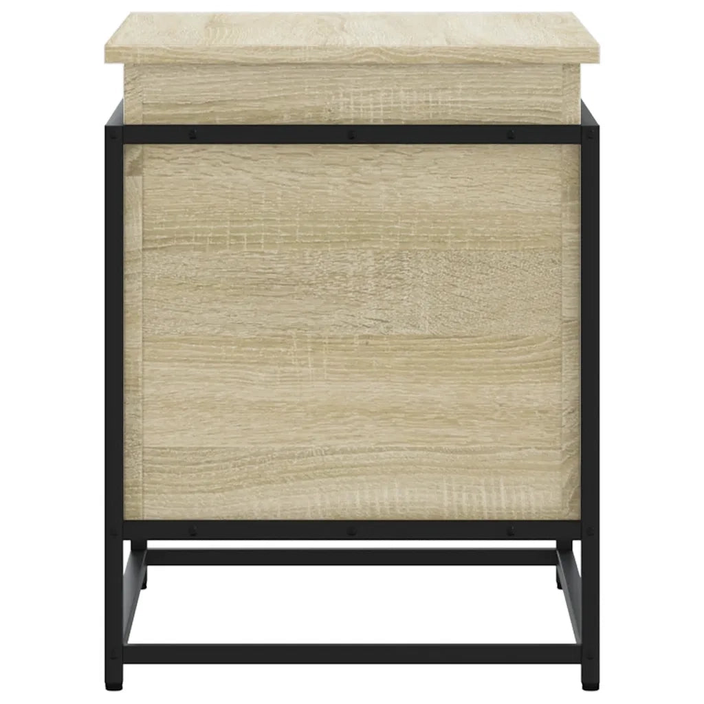 Contenitore con Coperchio Rovere Sonoma 60x40x51,5cm Truciolato 848795