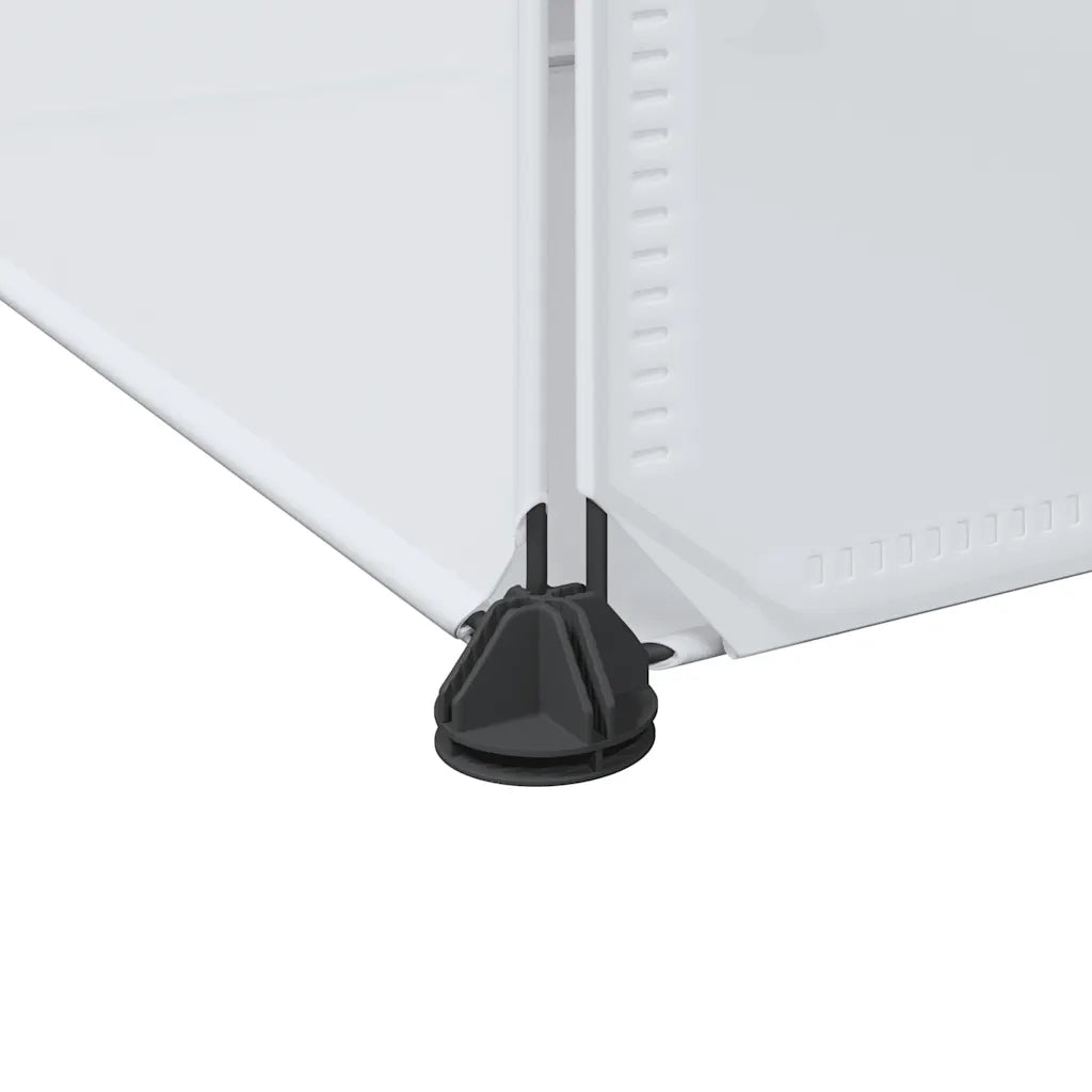 Armadio Modulare con 9 Scomparti 109x36,5x143 cm Bianco CFW1744843