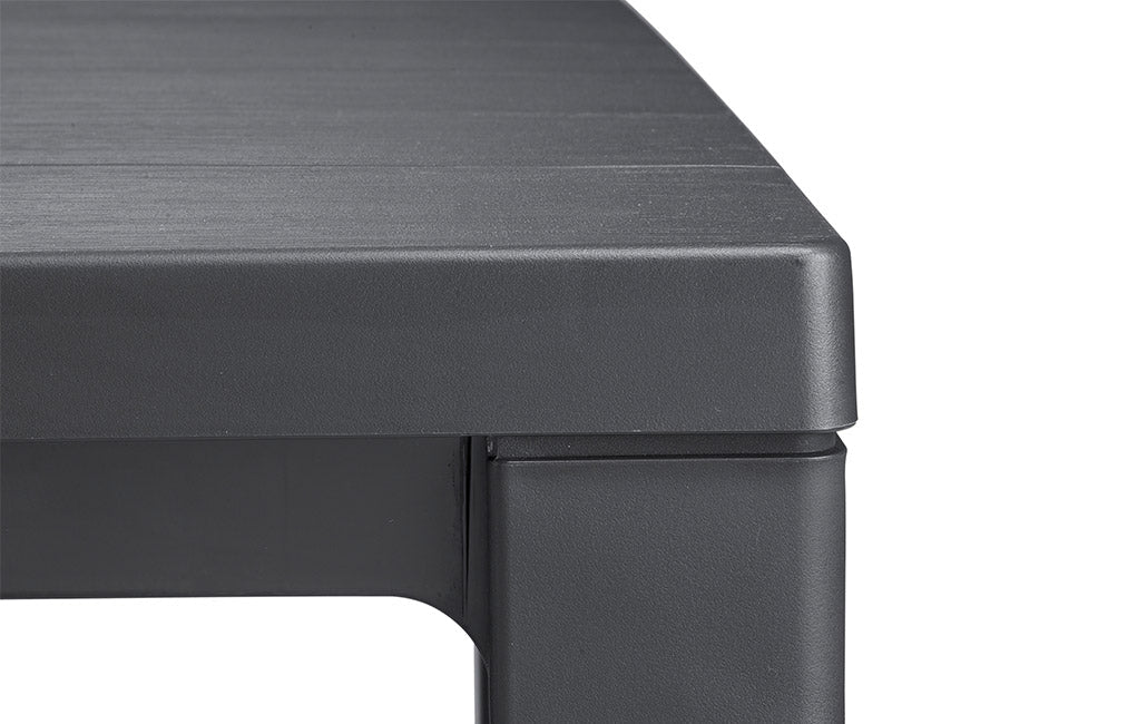 Tavolino da Giardino 147x90x74,5 cm in Resina Keter Julie Antracite