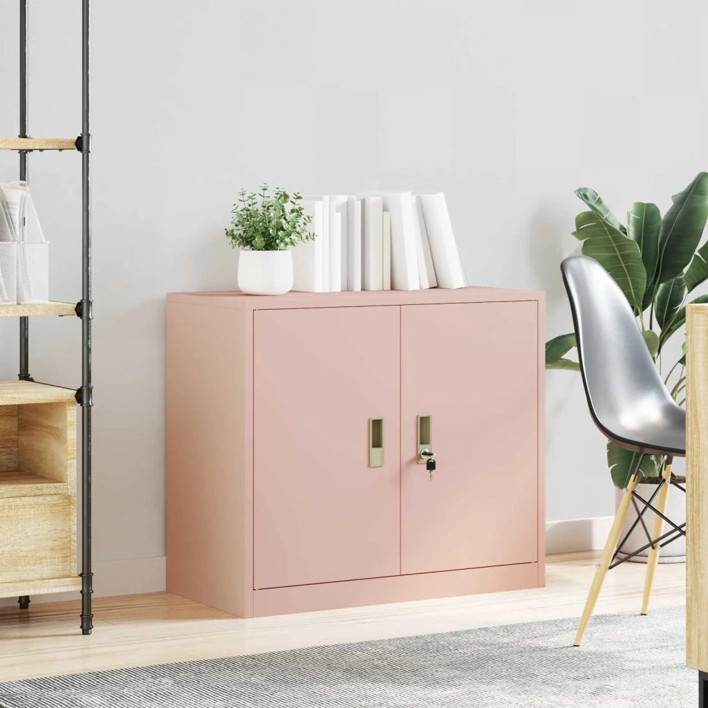 Armadio Rosa 80 x 40 x 70 cm Acciaio CFW7638924