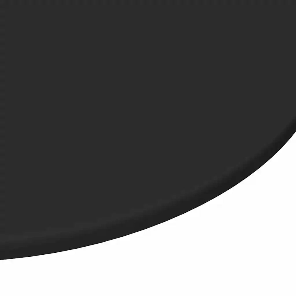 Piano del tavolo Nero Ø 70 x 1,5 cm Legno multistrato