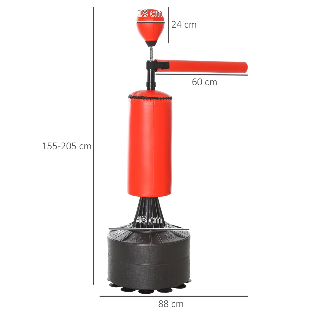 Sacco da boxe autoportante 155-205cm ¨C Xylo ¨C altezza regolabile con barra reflex 360¡ã speedball