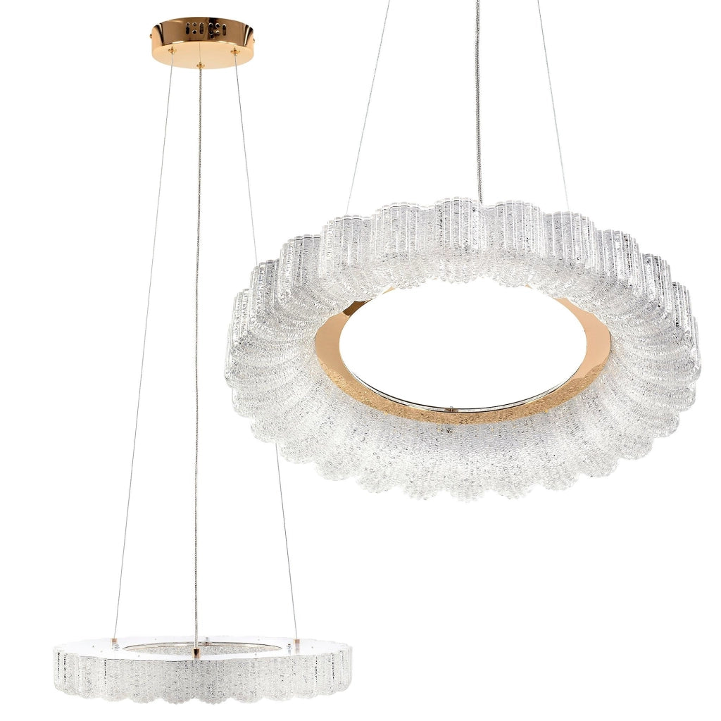 Lampada Led Ms018-cp Rose Gold 40cm