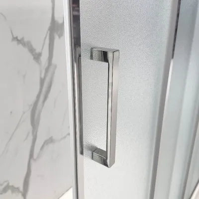 Box doccia 80x170 cm con porta scorrevole e vetro opaco H 200 cm Ted