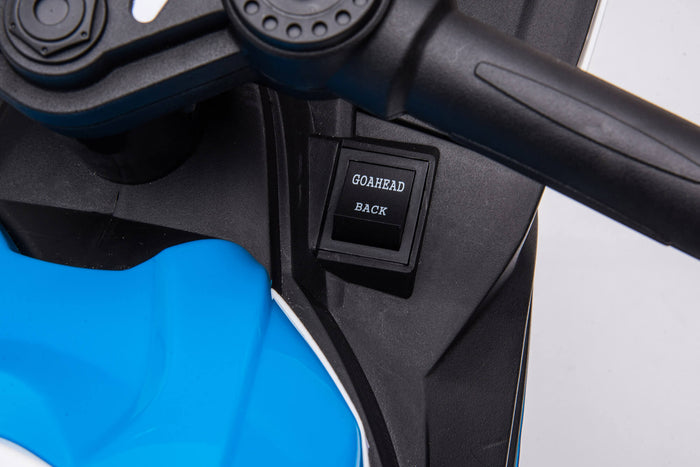 Moto Elettrica per Bambini 12V con Licenza BMW HP4 Sport 3R Blu