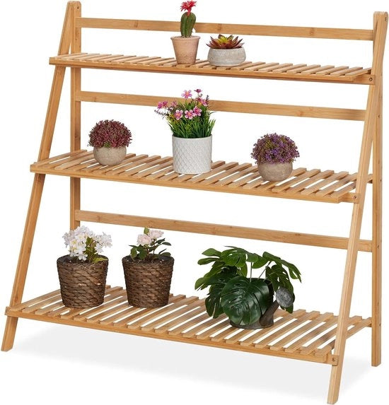 Trappola per piante a tre livelli pieghevole 96x995x37cm con fiori naturali