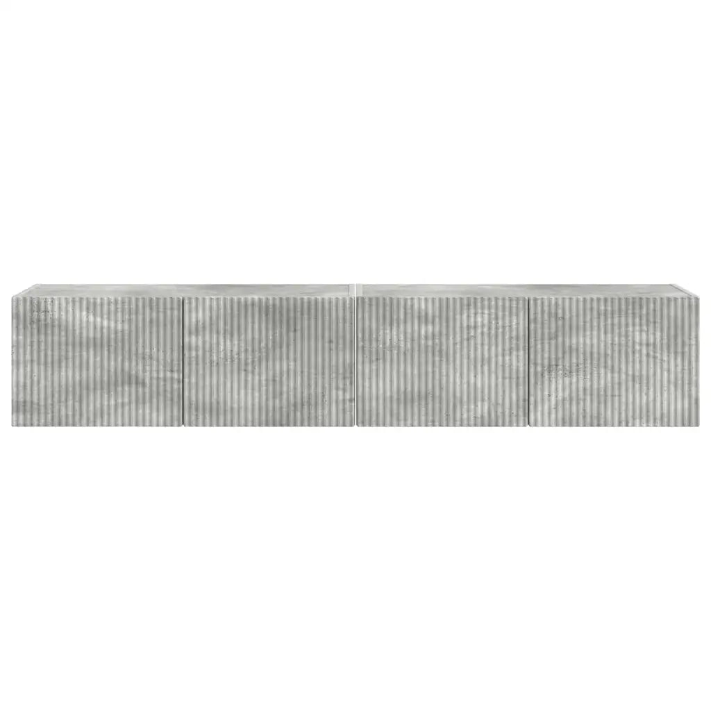 Mobile TV da parete 2 pcs Calcestruzzo 78,5 x 31 x 29,5 cm 892216