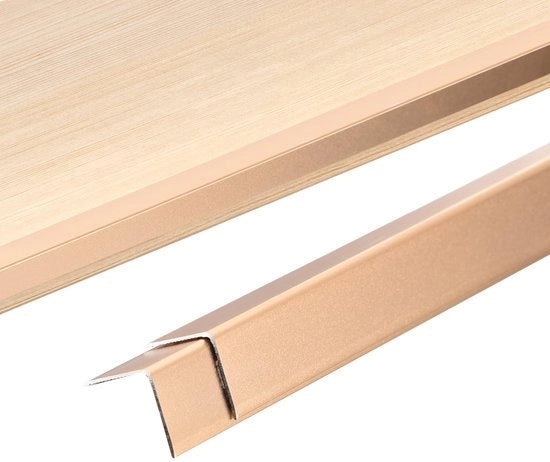Set di protezioni angolari 90 cm - Confezione da 3 - Autoadesivi - Lega di alluminio - Protezione angolare - Duraturo e impermeabile