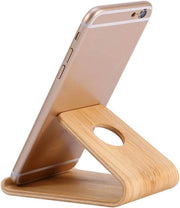 Sostegno Telefonico Mobili per Scrivania - Sostegno Universale in Legno per Telefonino - Sostegno in Legno per Telefonino Portatile - Sostegno per Tablet in Legno per Scrivania - Dock per Desktop in Legno per Ipad e Tutti i Telefoni