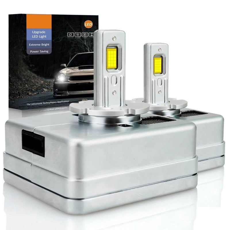 Kit Full Led Premium D5S 80W 12V 6000K 12000 Lumen 100% Canbus Piu Luminoso