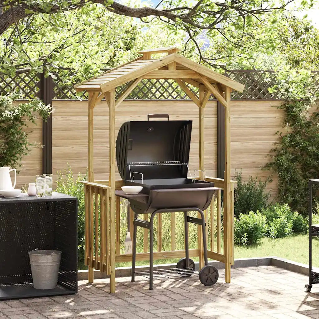 Casetta per barbecue 133,5 x 63 x 200 cm 42013037