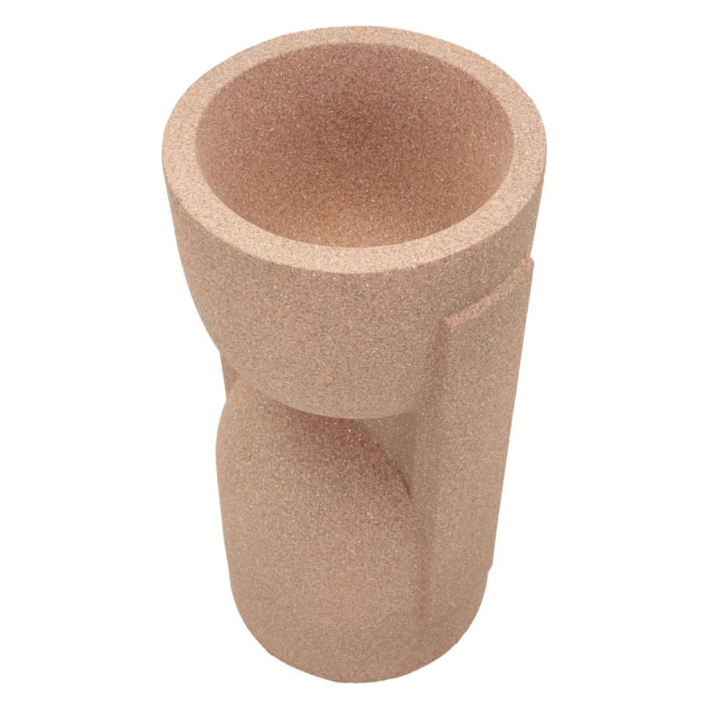 Vaso per Piante VKH1040, Rosso, Poliresina, 36x34x70,5 cm
