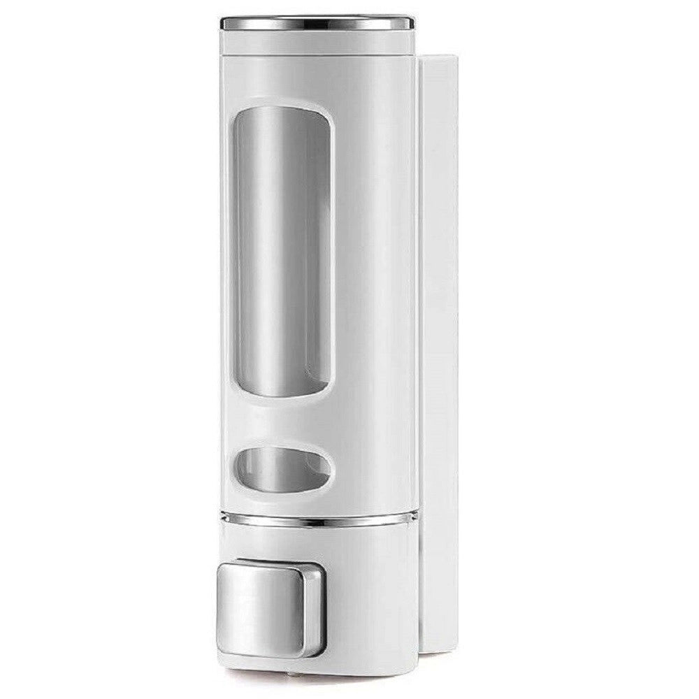 Trade Shop - Dispenser Erogatore Porta Sapone Manuale Dosatore Professionale A Muro 400ml -